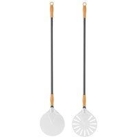 Pizzaschaufel, rund, perforiert, 230x1200mm - Hendi Pizzaschaufel, rund, perforiert, 230x1200mm - Hendi von HENDI