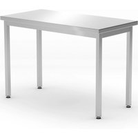 Budget Line Küchentisch mit zentraler Stahlplatte 1200 x 600 x 850 mm - Hendi 817087 von HENDI