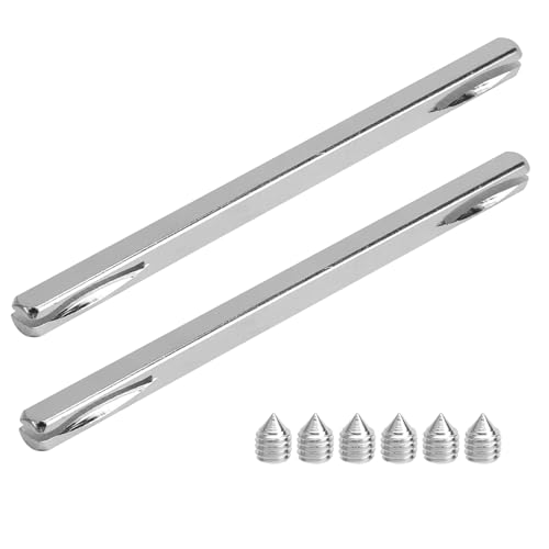 2 Stück Vierkantstift 8mm x150mm für Türklinke, Drückerstift Eisen-Vierkantstift 8mm mit 6 Stk M6 Schraube für Drückergarnituren und Türgriffe Türgriff Spindelstange Türbeschlag Vierkant Stift 2 Stück Vierkantstift 8mm x150mm für Türklinke, Drückerstift Eisen-Vierkantstift 8mm mit 6 Stk M6 Schraube für Drückergarnituren und Türgriffe Türgriff Spindelstange Türbeschlag Vierkant Stift von HENGBIRD