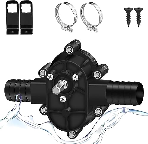 Mini Elektropumpe für Bohrmaschine Handpumpe Wasser Pumpe Bohrmaschine Akkuschrauber Pumpe Tragbare Selbstansaugende Transferpumpen Mini Umfüllpumpen Hausgarten Elektrische Wasserpumpe von HENGBIRD