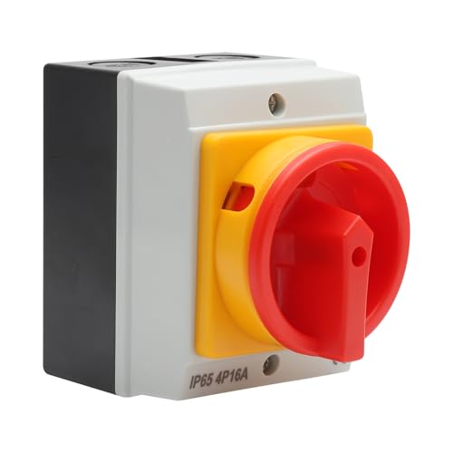 Drehschalter,Nockenschalter Motorschutzschalter 440v Hauptschalter 4 Polig Hauptschalter 440v Notausschalter Hauptschalter 4 Polig Maschinenschalter Not Aus Schalter Mig Switch von HENGBIRD
