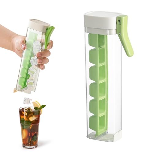 EiswüRfelform,DrüCken Sie mit Einer Hand Auf Die Eisschale Einfach Herausschiebbar und Herausnehmbar EiswüRfel Ice Cube Tray EiswüRfelformen EiswüRfelbehäLter mit Deckel Ice Tray EiswüRfelform,DrüCken Sie mit Einer Hand Auf Die Eisschale Einfach Herausschiebbar und Herausnehmbar EiswüRfel Ice Cube Tray EiswüRfelformen EiswüRfelbehäLter mit Deckel Ice Tray von HENGBIRD