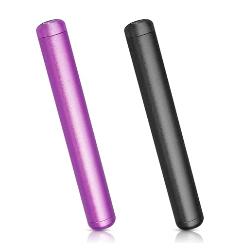 HENGBIRD 2 Stück Joint Case, Joint HüLle, Joint HüLsen Case 11cm, Joint Hülle Kingsize, Joint Box Tube, Joint Aufbewahrung, Geruchsdicht U. Wasserdicht, Metall Aluminium Clean Design von HENGBIRD