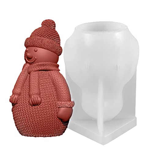 HENGBIRD 3D Weihnachten Schneemann Silikonform, Weihnachten Schneemann Kerzenform Silikonforms Kerzengießform DIY Silikonform Harz Figur Form Für Die Herstellung Von Kerzen, Aromasteinen, Schokolade HENGBIRD 3D Weihnachten Schneemann Silikonform, Weihnachten Schneemann Kerzenform Silikonforms Kerzengießform DIY Silikonform Harz Figur Form Für Die Herstellung Von Kerzen, Aromasteinen, Schokolade von HENGBIRD