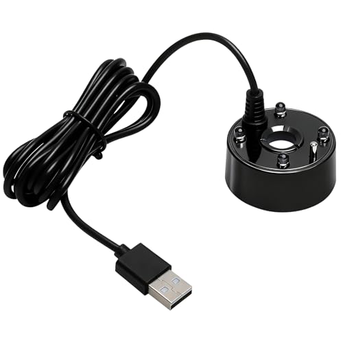 HENGBIRD Aquarium Nebelmaschine, Ultraschall Nebler Vernebler USB LED Farbwechsel Nebelgerät mit Wassermangelschutz für Brunnen Teich Aquarium Einfach zu Bedienen 5 V HENGBIRD Aquarium Nebelmaschine, Ultraschall Nebler Vernebler USB LED Farbwechsel Nebelgerät mit Wassermangelschutz für Brunnen Teich Aquarium Einfach zu Bedienen 5 V von HENGBIRD