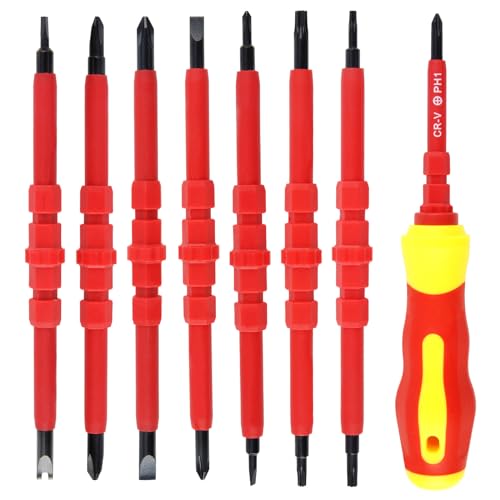 Schraubendreher Set, Schraubenzieher Set Screwdriver Sets Schraubendreher-Sets Kreuzschlitzschraubendreher Schraubendreher Satz Hand Screwdrivers Magnetische Bits Torx Schraubendreher Set Bitset von HENGBIRD