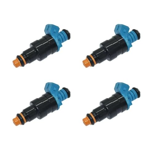 1/4 STÜCKE 0280150211 Kraftstoffinjektor-Einspritzdüse Kompatibel mit M/W Renault 1.8L 2.2L I4(0280150211-4PCS) von HENGCHUG