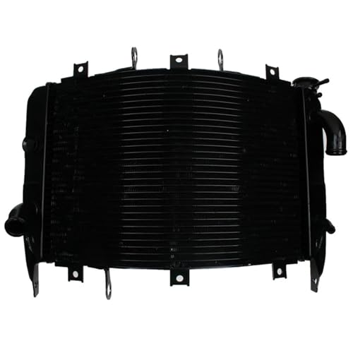 Black Radiator Cooler Compatible With KAWASAKI NINJA ZX-6R ZX6R ZX636 2003-2004 Motorcycle von HENGCHUG