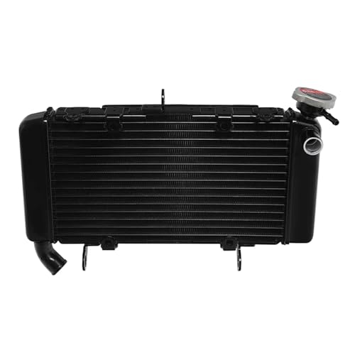Motorcycle Black Radiator Cooler Cooling Compatible With H CB500F CB 500F 2019 2020 2021 Aluminium von HENGCHUG