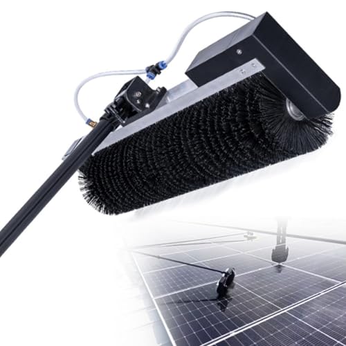 HENGCMM Waschbürste mit Teleskopstiel ausziehbar zur Reinigung von Solaranlage Terrassendach, Teleskop-Waschbürste Reinigung für Solar-Photovoltaik-Panel-Reinigungsmaschine,3.5m/11.4ft von HENGCMM