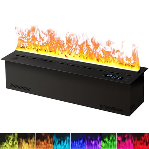 Wasserdampf-Kamin, Fernbedienung intelligentes elektrisches Feuer, Elektrischer Kamin mit Flammeneffekt, Elektronischer Dampf-Luftbefeuchter Dekoration,150cm/59.0in von HENGCMM