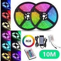 Hengda - swanew 10M led Streifen set . rgb led Stripe 5050 smd. led Strip 30 LEDs. led Band Nicht wasserdicht(IP20). mit 24 Tasten Fernbedienung von HENGDA