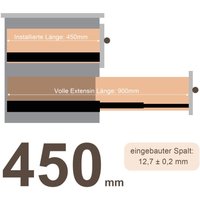 10X Schubladenschienen Vollauszüge 450 mm Schubladen Führung kugelgelagert Tragkraft 35 Kg von HENGDA