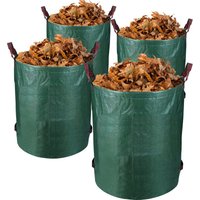 4X Gartensack Laubsack 272L mit Trageschlaufen xxl Rasen Behälter Gartenabfallsack 4X Gartensack Laubsack 272L mit Trageschlaufen xxl Rasen Behälter Gartenabfallsack von HENGDA