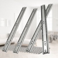 4X Schubladenschienen Vollauszüge 250 mm Schubladen Führung kugelgelagert Tragkraft 35 Kg von HENGDA
