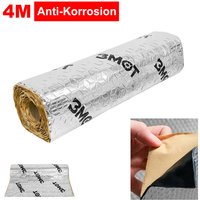 Hengda - 50x400cm Dämmmatte Trittschalldämmung Anti-Dröhn Motorhaube kfz Auto Fahrzeugdämmung Alubutyl 2m² von HENGDA
