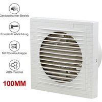 Hengda - Badlüfter Ventilator Wandlüfter Leise Weiß wc 100mm Mit Rückflussleitblech Hengda - Badlüfter Ventilator Wandlüfter Leise Weiß wc 100mm Mit Rückflussleitblech von HENGDA