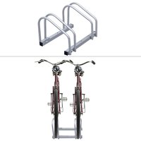 Fahrradständer Fahrräde Aufstellständer Fahrradhalter Mehrfachständer Räder mtb für 2 Fahrräder - Hengda von HENGDA