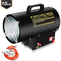 Gasheizgebläse Gas Heizgerät inkl Verbindungschlauch und Druckminderer Heizleistung für handelsübliche Gasflaschen. Piezozündung 10kw Gasheizgebläse Gas Heizgerät inkl Verbindungschlauch und Druckminderer Heizleistung für handelsübliche Gasflaschen. Piezozündung 10kw von HENGDA