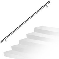 Hengda - swanew Treppengeländer 150 cm x ø 4,2 cm Handlauf Edelstahl Griff Wandhandlauf Wand Geländer Treppe Stange Brüstung Treppenhandlauf von HENGDA