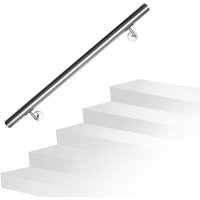 Hengda - swanew Treppengeländer 80 cm x ø 4,2 cm Handlauf Edelstahl Griff Wandhandlauf Wand Geländer Treppe Stange Brüstung Treppenhandlauf von HENGDA