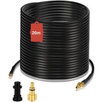 Hengda - swanew 20m Rohrreinigungsschlauch Rohrreiniger Set für Kärcher Kränzle K2 - K7 Hochdruckreiniger von HENGDA