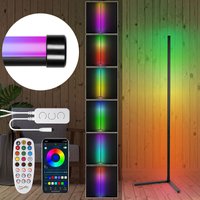 7W led Stehleuchte led bunt Dimmbar rgb Stehlampe Eckleuchte Lichtsäule Farbig - Hengda von HENGDA