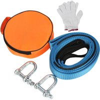 Hengda - Abschleppseil Lastseil bis zu 8 Tonnen 5M x 5cm Abschleppseil mit reflektierenden Streifen Verdicktes Verbreitertes Abschleppgurt Hengda - Abschleppseil Lastseil bis zu 8 Tonnen 5M x 5cm Abschleppseil mit reflektierenden Streifen Verdicktes Verbreitertes Abschleppgurt von HENGDA