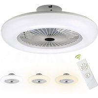 Deckenventilator 80w led mit Fernbedienung Licht Deckenlampe Fernbedienung Timer Dimmbar Smart-LED-Deckenleuchte - Hengda von HENGDA