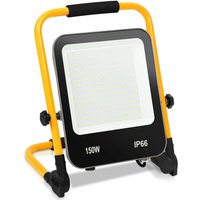 TolleTour Fluter Stativ led Fluter Baustrahler 150W IP66 Scheinwerfer Außen Strahler Gartenlampe von HENGDA