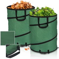 Hengda - Gartensack mit Klappdeckel Gartenabfallsäcke Gartensäcke Abfallsäcke Laubsack 2er Set 272L von HENGDA