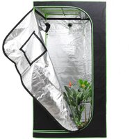 Swanew Growzelt Zuchtzelt Gewächshaus Growbox Zuchtzelt Pflanzenzelt Indoor Growroom 100x100x200CM von HENGDA