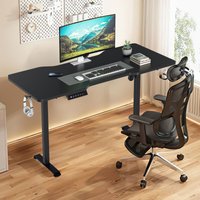 Hengda - swanew Höhenverstellbarer Schreibtisch Elektrisch 140x60cm Sitz- & Stehtisch mit 4 Memorytastaturen und Anti-Kollisionssystem, von HENGDA