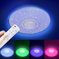 Led Deckenleuchte 36W Farbwechsel Wohnzimmer Dimmbar Deckenlampe Bluetooth Musik - Hengda von HENGDA