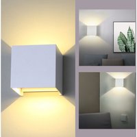 Led Wandleuchte Außen Wohnzimmer Wandlampe IP65 Treppen Keller Flur Esszimmer 7W Weiß Warmweiß - Hengda von HENGDA