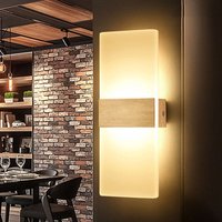 Led Wandleuchte Innen/Außen Wandleuchten Modern Wandlampe Wandbeleuchtung Treppenhaus Flur Warmweiß 6W - Weiß - Hengda von HENGDA