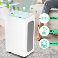 Hengda - Luftentfeuchter- Waeschetrocknung Raumentfeuchter Bautrockner Luftreiniger- 26L/Tag - Abnehmbarer 4.5L-Tank, 24-Stunden-Timer von HENGDA
