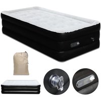 Hengda - Luftmatratze mit Integrierter Elektrischer Pumpe, Luftbett Selbstaufblasend, Premium-Gästebett, Aufblasbare Matratze für Camping oder von HENGDA