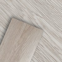 Hengda PVC Bodenbelag - Selbstklebende Vinyl-Dielen - Vinylboden - Holz-Effekt - White Oak - 91.5 x 15.2 cm x 1.5 mm - 4.895m²/35 Dielen von HENGDA