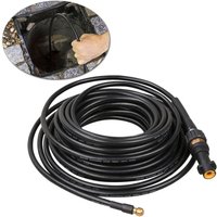 SWANEW Rohrreinigungsschlauch 10m 180bar 60°C Rohrreinigungsset für Kärcher Anschluss Bajonett Rohrreiniger inkl Adapter von HENGDA