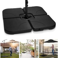 Hengda - Schirmgewicht 4er-Set Quad für Schirmständer mit 60 Liter Wasser oder 80 kg Sand befüllbar hdpe Kunststoff Sonnen-Schirmständer Hengda - Schirmgewicht 4er-Set Quad für Schirmständer mit 60 Liter Wasser oder 80 kg Sand befüllbar hdpe Kunststoff Sonnen-Schirmständer von HENGDA