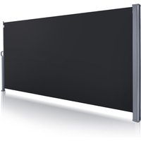 Seitenmarkise 140x300cm Sichtschutz Ausziehbar Blickdicht Sonnenschutz Markise Balkon Terrasse Garten Seitenrollo Windschutz Schwarz - Hengda Seitenmarkise 140x300cm Sichtschutz Ausziehbar Blickdicht Sonnenschutz Markise Balkon Terrasse Garten Seitenrollo Windschutz Schwarz - Hengda von HENGDA