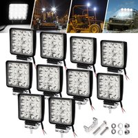 Led Arbeitsscheinwerfer 48W led Scheinwerfer Rechteck IP67 Wasserdicht 12V 24V für LKW.Offroad. suv. ATV.traktor Rückfahrscheinwerfer 10 Stück von HENGDA