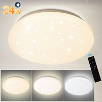 Led Deckenleuchte Deckenlampe Wohn-Zimmer Badleuchte Wohnzimmer 24W Dimmbar - Hengda von HENGDA