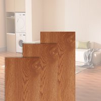 Pvc Bodenbelag - Selbstklebende Vinyl-Dielen - Vinylboden - Holz-Effekt - Classic Warm Oak - 91.5 x 15.2 cm x 1.5 mm - 1.95m²/14 Dielen - Hengda von HENGDA