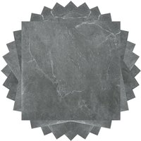 Pvc Laminat Vinyl Laminat Bodenbelag Dekor-Dielen Selbstklebend Grau Marmor ca. 5m² - Hengda von HENGDA