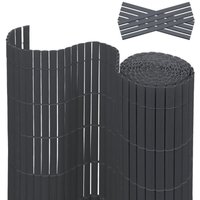 Pvc Sichtschutzmatte Sichtschutz Garten Sichtschutzzaun Sichtschutzn Balkon Zaun. UV-beständig Sichtschutz für Garten Swimming Pools Balkon. Grau(90 von HENGDA