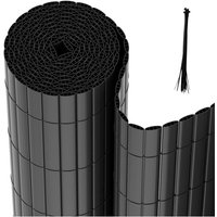 Hengda - pvc Sichtschutzmatte UV-Schutz mit Kabelbindern Outdoor Balkonverkleidung Wetterfest Sichtschutzzaun Balkon Terrasse Windschutz Sichtschutz von HENGDA