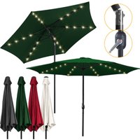Swanew 2.7 Sonnenschirm mit led Ampelschirm Gartenschirm Terrassen UV30+ Marktschirm,Grün Swanew 2.7 Sonnenschirm mit led Ampelschirm Gartenschirm Terrassen UV30+ Marktschirm,Grün von HENGDA