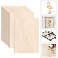 Hengda - swanew 50 Stück A3 Holz-Platte 420 x 300 x 3 mm Dünne Sperrholz-Zuschnitte Perfektes Blatt für Laubsäge, Brandmalerei, Laserschnitt, Hengda - swanew 50 Stück A3 Holz-Platte 420 x 300 x 3 mm Dünne Sperrholz-Zuschnitte Perfektes Blatt für Laubsäge, Brandmalerei, Laserschnitt, von HENGDA
